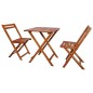vidaXL 3-tlg. Bistro-Set Klappbar Massivholz Akazie vidaXL 3-tlg. Bistro-Set Klappbar Massivholz Akazie