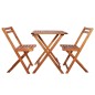 vidaXL 3-tlg. Bistro-Set Klappbar Massivholz Akazie vidaXL 3-tlg. Bistro-Set Klappbar Massivholz Akazie