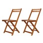 vidaXL 3-tlg. Bistro-Set Klappbar Massivholz Akazie vidaXL 3-tlg. Bistro-Set Klappbar Massivholz Akazie