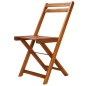 vidaXL 3-tlg. Bistro-Set Klappbar Massivholz Akazie vidaXL 3-tlg. Bistro-Set Klappbar Massivholz Akazie