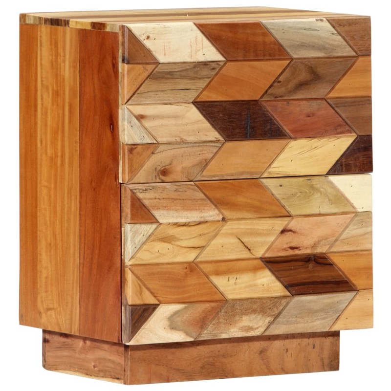 vidaXL Nachttisch 40x30x50 cm Altholz Massiv vidaXL Nachttisch 40x30x50 cm Altholz Massiv