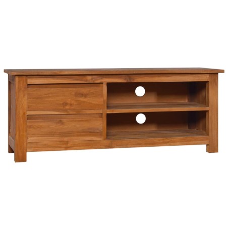vidaXL TV-Schrank 100x30x40 cm Teak Massivholz