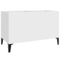 vidaXL Plattenschrank Weiß 74,5x38x48 cm Holzwerkstoff vidaXL Plattenschrank Weiß 74,5x38x48 cm Holzwerkstoff
