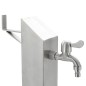 vidaXL Garten-Wassersäule Edelstahl Quadratisch 95 cm vidaXL Garten-Wassersäule Edelstahl Quadratisch 95 cm