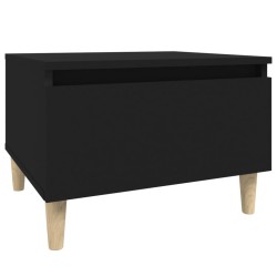 vidaXL Beistelltisch Schwarz 50x46x35 cm Holzwerkstoff