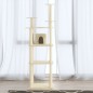 vidaXL Kratzbaum mit Sisal-Kratzsäulen Creme 171 cm vidaXL Kratzbaum mit Sisal-Kratzsäulen Creme 171 cm