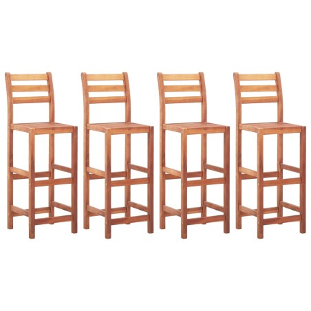 vidaXL Barhocker 4 Stk. Massivholz Akazie 