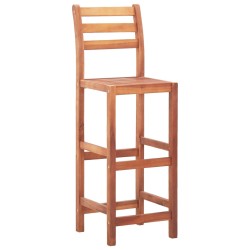 vidaXL Barhocker 4 Stk. Massivholz Akazie 