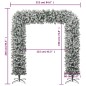 vidaXL Weihnachtsgirlande Beschneit 240 cm vidaXL Weihnachtsgirlande Beschneit 240 cm