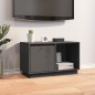 vidaXL TV-Schrank Grau 74x35x44 cm Massivholz Kiefer vidaXL TV-Schrank Grau 74x35x44 cm Massivholz Kiefer