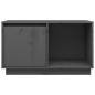 vidaXL TV-Schrank Grau 74x35x44 cm Massivholz Kiefer vidaXL TV-Schrank Grau 74x35x44 cm Massivholz Kiefer
