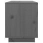 vidaXL TV-Schrank Grau 74x35x44 cm Massivholz Kiefer vidaXL TV-Schrank Grau 74x35x44 cm Massivholz Kiefer