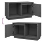 vidaXL TV-Schrank Grau 74x35x44 cm Massivholz Kiefer vidaXL TV-Schrank Grau 74x35x44 cm Massivholz Kiefer
