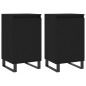 vidaXL Sideboards 2 Stk. Schwarz 40x35x70 cm Holzwerkstoff vidaXL Sideboards 2 Stk. Schwarz 40x35x70 cm Holzwerkstoff