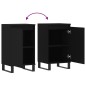 vidaXL Sideboards 2 Stk. Schwarz 40x35x70 cm Holzwerkstoff vidaXL Sideboards 2 Stk. Schwarz 40x35x70 cm Holzwerkstoff