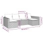 vidaXL 2-tlg. Garten-Lounge-Set mit Kissen Schwarz Poly Rattan vidaXL 2-tlg. Garten-Lounge-Set mit Kissen Schwarz Poly Rattan