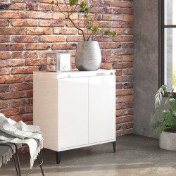 vidaXL Sideboard Hochglanz-Weiß 60x35x70 cm Holzwerkstoff