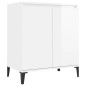 vidaXL Sideboard Hochglanz-Weiß 60x35x70 cm Holzwerkstoff vidaXL Sideboard Hochglanz-Weiß 60x35x70 cm Holzwerkstoff