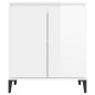vidaXL Sideboard Hochglanz-Weiß 60x35x70 cm Holzwerkstoff vidaXL Sideboard Hochglanz-Weiß 60x35x70 cm Holzwerkstoff