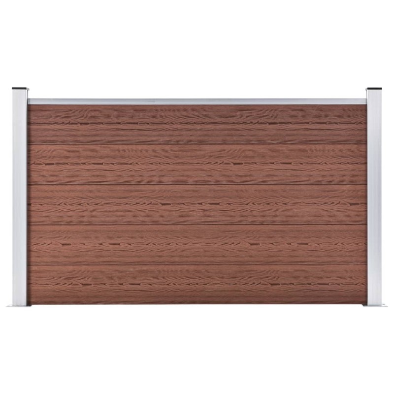 vidaXL Gartenzaun WPC 180×105 cm Braun vidaXL Gartenzaun WPC 180×105 cm Braun