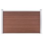 vidaXL Gartenzaun WPC 180×105 cm Braun vidaXL Gartenzaun WPC 180×105 cm Braun