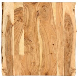 vidaXL Tischplatte Massivholz Akazie 58x(50-60)x2,5 cm 