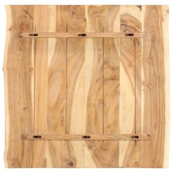 vidaXL Tischplatte Massivholz Akazie 58x(50-60)x2,5 cm 