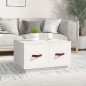 vidaXL Couchtisch Weiß 60x53x35 cm Massivholz Kiefer vidaXL Couchtisch Weiß 60x53x35 cm Massivholz Kiefer