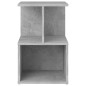 vidaXL Nachttische 2 Stk. Betongrau 35x35x55 cm Holzwerkstoff vidaXL Nachttische 2 Stk. Betongrau 35x35x55 cm Holzwerkstoff