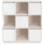 vidaXL Highboard Weiß 110,5x35x117 cm Massivholz Kiefer vidaXL Highboard Weiß 110,5x35x117 cm Massivholz Kiefer