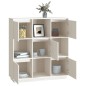 vidaXL Highboard Weiß 110,5x35x117 cm Massivholz Kiefer vidaXL Highboard Weiß 110,5x35x117 cm Massivholz Kiefer