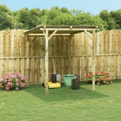 vidaXL Garten-Unterstand Imprägniertes Kiefernholz 180x180x189 cm