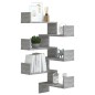 vidaXL Wand-Eckregale 2 Stk. Grau Sonoma 40x40x50 cm Holzwerkstoff vidaXL Wand-Eckregale 2 Stk. Grau Sonoma 40x40x50 cm Holzwerkstoff
