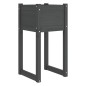 vidaXL Pflanzkübel 2 Stk. Grau 40x40x81 cm Massivholz Kiefer vidaXL Pflanzkübel 2 Stk. Grau 40x40x81 cm Massivholz Kiefer