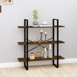 vidaXL Bücherregal Braun Eichen-Optik 100x30x105 cm Holzwerkstoff