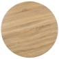 vidaXL Bistrotisch Hellbraun 80 cm MDF vidaXL Bistrotisch Hellbraun 80 cm MDF