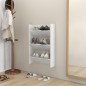 vidaXL Wand-Schuhschrank Hochglanz-Weiß 60x18x90 cm Holzwerkstoff vidaXL Wand-Schuhschrank Hochglanz-Weiß 60x18x90 cm Holzwerkstoff