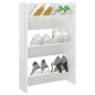 vidaXL Wand-Schuhschrank Hochglanz-Weiß 60x18x90 cm Holzwerkstoff vidaXL Wand-Schuhschrank Hochglanz-Weiß 60x18x90 cm Holzwerkstoff