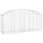 vidaXL Gabione mit Hochbogen 200x50x80/100 cm Verzinktes Eisen vidaXL Gabione mit Hochbogen 200x50x80/100 cm Verzinktes Eisen