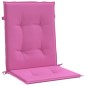 vidaXL Niedriglehner-Auflagen 4 Stk. Rosa Stoff vidaXL Niedriglehner-Auflagen 4 Stk. Rosa Stoff