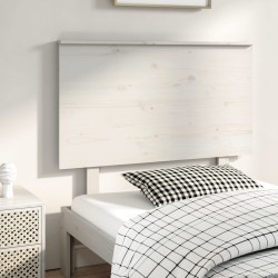vidaXL Kopfteil Weiß 94x6x82,5 cm Massivholz Kiefer
