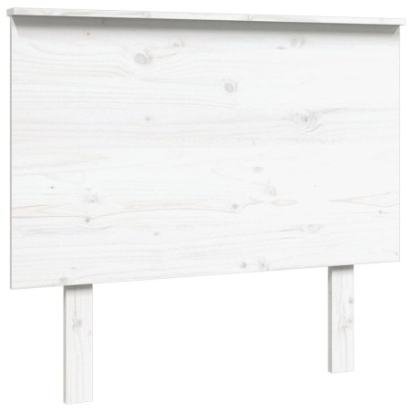 vidaXL Kopfteil Weiß 94x6x82,5 cm Massivholz Kiefer