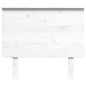 vidaXL Kopfteil Weiß 94x6x82,5 cm Massivholz Kiefer