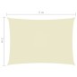 vidaXL Sonnensegel Oxford-Gewebe Rechteckig 3x5 m Creme vidaXL Sonnensegel Oxford-Gewebe Rechteckig 3x5 m Creme