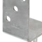 vidaXL Pfostenträger 6 Stk. Silbern 8×6×30 cm Verzinkter Stahl vidaXL Pfostenträger 6 Stk. Silbern 8×6×30 cm Verzinkter Stahl
