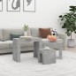 vidaXL Satztische 3-tlg. Betongrau Holzwerkstoff vidaXL Satztische 3-tlg. Betongrau Holzwerkstoff