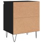 vidaXL Nachttische 2 Stk. Schwarz 40x30x50 cm Holzwerkstoff vidaXL Nachttische 2 Stk. Schwarz 40x30x50 cm Holzwerkstoff