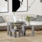 vidaXL Satztische 3 Stk. Grau Sonoma Holzwerkstoff vidaXL Satztische 3 Stk. Grau Sonoma Holzwerkstoff