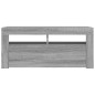 vidaXL TV-Schrank mit LED-Leuchten Grau Sonoma 90x35x40 cm vidaXL TV-Schrank mit LED-Leuchten Grau Sonoma 90x35x40 cm