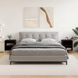 vidaXL Nachttische 2 Stk. Schwarz 40x30x50 cm Holzwerkstoff